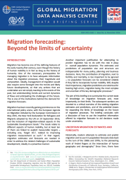 GMDAC Data Briefing – Migration forecasting: Beyond limits of uncertainty